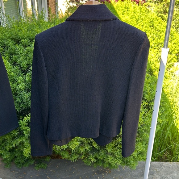 St John black knit blazer - Picture 10 of 11